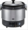 この商品のバリエーション ガス炊飯器　RR−S300G2　LP　(涼厨) ガス炊飯器　RR−S300G2　13A　(涼厨)ガス炊飯器　RR−S300G2　13A　(涼厨) 電源：単相100V　50/60Hz　ガス接続：タイマー付器具専用ガスコード(別売)　消費電力：18W　ガス消費量：8.37kW　点火方式：連続スパーク点火　内釜フッ素 商品情報 品名：ガス炊飯器　RR−S300G2　13A　(涼厨) サイズ（mm）：高さ460×幅490×奥行439 容量(L) ：6L 重量(Kg) ：18Kg 最大炊飯量 ：3升 厨房商品全て承ります。お気軽にお問い合わせください。 メールはこちら