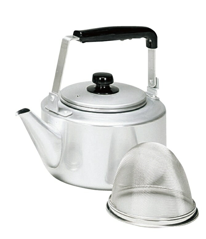 アルミ　茶こし付大型ケットル　6L