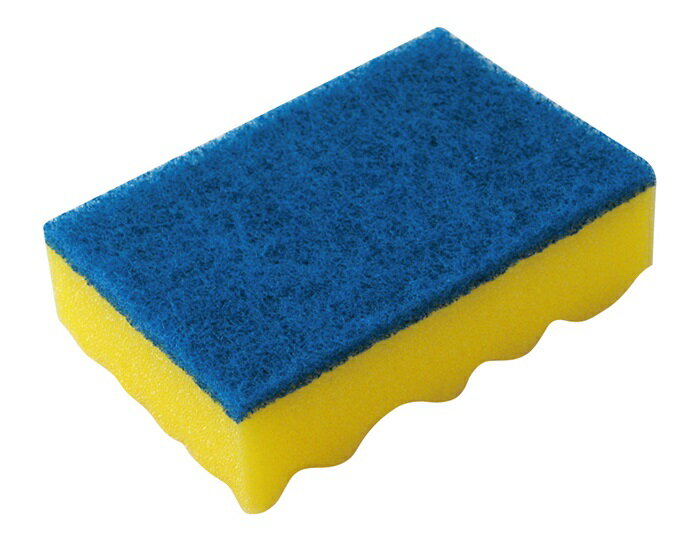 キクロンプロ　スポンジたわしハードM(単品)　イエロー