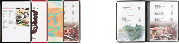 メニューブック　スリム−B・ABW　茶