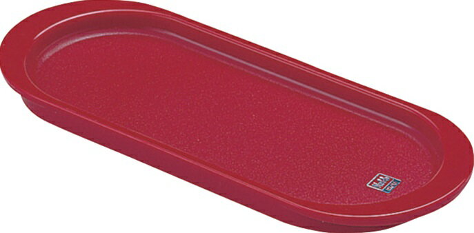 ノーブルトレー(楕円)レッド