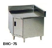 マルゼンコーナー台・開き戸付（バックガードあり）W1000*D750*H800BHC-75