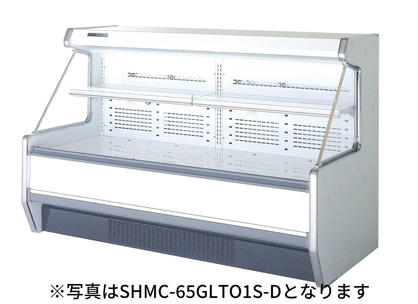 新品・送料無料！ サンデン　冷蔵ショーケース セミ多段オープンタイプ SHMC-85GLTO1S-TD受注生産 在庫切れの場合がございます。 お急ぎのお客様は必ずご注文前に在庫確認をお願い致します。 製品仕様一覧表 ■型　式 SHMC-85GLTO1S-TD ■外形寸法 W2518×D910(+90)×H1250 ■内形寸法 W2438×D605×H570mm ■電源 三相200V　（50/60Hz） ■庫内温度 3℃〜+7℃ ■有効内容積 539L ■圧縮機 全密閉型ロータリー式 出力1100W ■消費電力 （運転時）200V：1451/1623W （除霜時）200V：104/104W ■照明 (キャノピー・棚)40W×4 ■質量 約285kg ■陳列面積 2.19平方メートル　乳加工食品・日配 厨房商品全て承ります。 お気軽にお問い合わせください。 メールはこちら