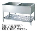 【送料無料】新品!タニコー 二槽シンク両面用 (バックガードなし) W1200*D750*H850 TA-2S-120AW