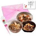 【 早割 10%OFF 】 母の日ギフト 竹取翁(たけとりおきな)ギフトセット 【 竹の子おこわ 2合セット 名古屋コーチンおこわ 2合セット 飛騨牛おこわ 2...