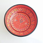 ボウル 13センチ 赤 食器 小鉢 陶器 おしゃれ お家カフェ ナブール食器 チュニジア 1370