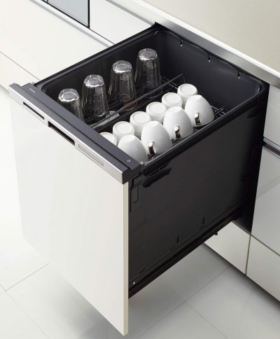 食器洗い乾燥機　クリナップ　ZWPE45M21WDU　ディープ型　省エネナビ付　液体洗剤自動投入機能付　ストリーム除菌タイプ　【扉材別売】