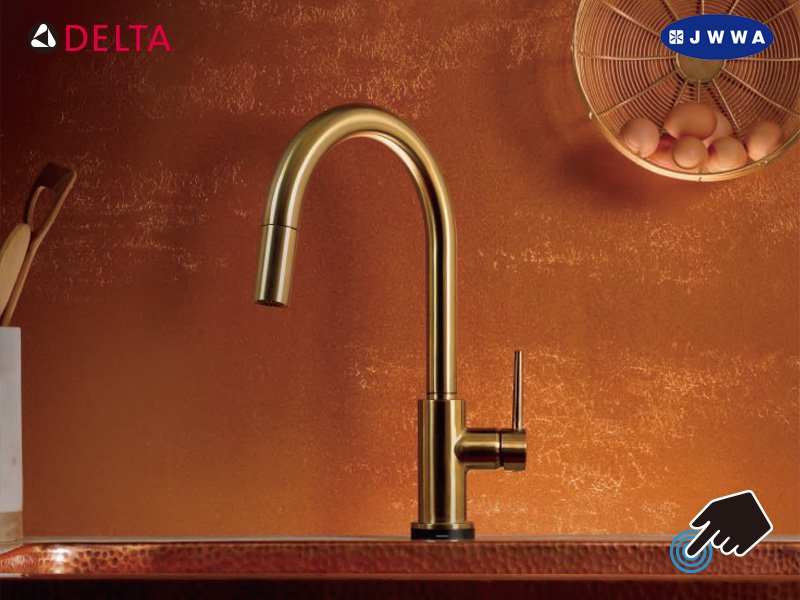 キッチン水栓　デルタ社製(DELTA) 9159T-CZ-DST デルタキッチン水栓 タッチタイプ トリンシック シャンパンブロンズ kitchentorituketai-10009157 キッチン取付け隊(楽天市場店) サンプル画像2