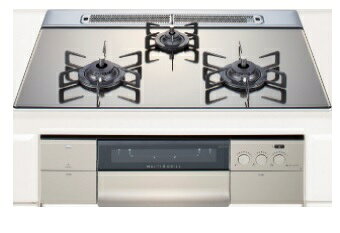 Rakuten - ガスコンロ　ハーマン製（永大産業）DS-3617WASKSTEC-★　間口75cm　ガラストップタイプ（プログレ）