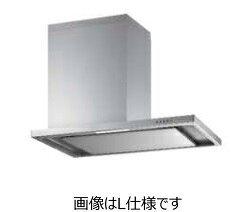 レンジフード　富士工業製（永大産業） JS-SHVRL-3A-901E(R/L)SI　シロッコファン横付けタイプ　間口90cm　ダクトカバー付き