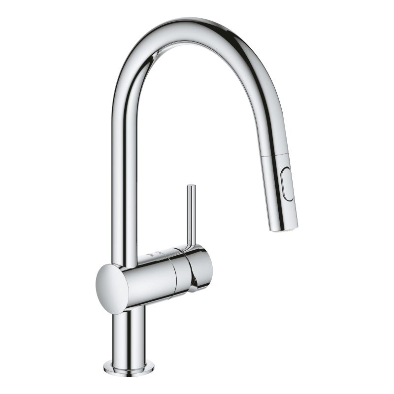 Rakuten - キッチン水栓　一般地用　 グローエ製（GROHE）3028020J　ミンタ　シングルレバーキッチン混合栓