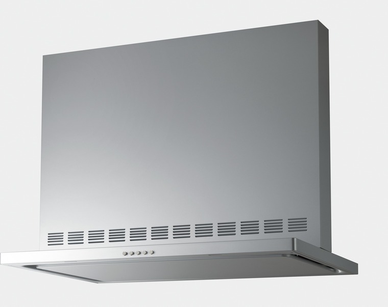 レンジフード　渡辺製作所製(Housetec)　WNBS-K905CDMSIL/R(H700)　間口90cm　シルバー　フィルターレス・薄型フード　シロッコファン　上幕板付き