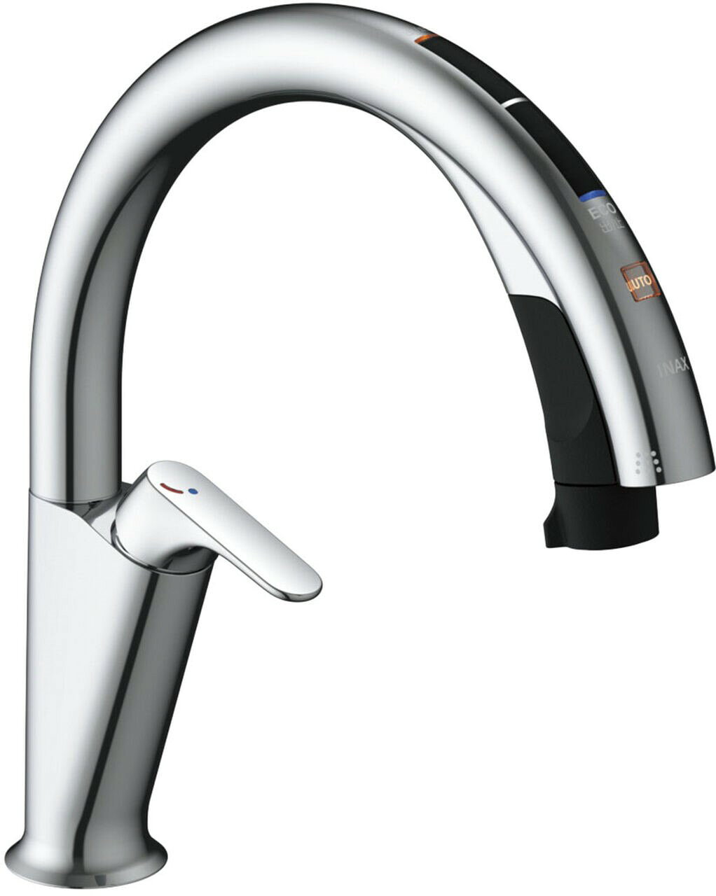 キッチン水栓　寒冷地用　INAX製（LIXIL）　SF-NAH471SYN　キッチン用タッチレス水栓（エコセンサー付）ナビッシュ　ハンズフリータイプ
