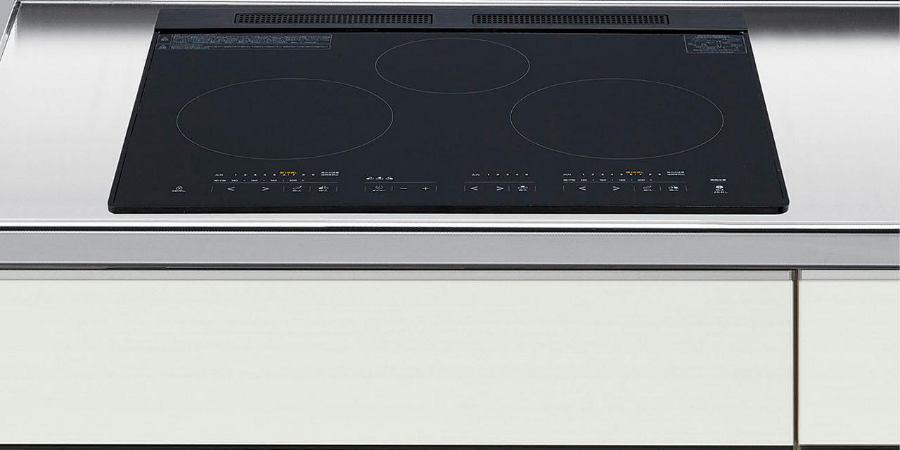 IHクッキングヒーター　アイリスオーヤマ製（LIXIL）　IHC-B3201GLJG　間口60cm　3...