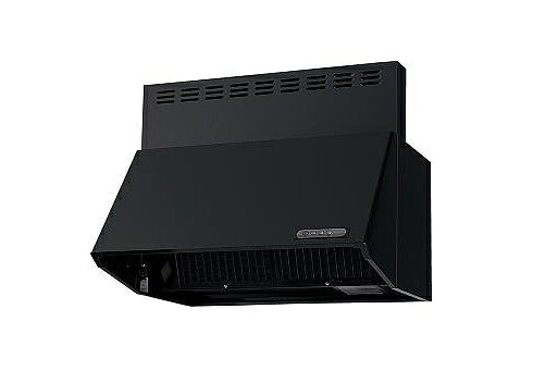 レンジフード 富士工業製（Panasonic）LEE73AH3F2　間口90cm　ブラック　壁付けタイプ　ブーツ型シロッコファン　上幕板付き kitchentorituketai-10007022 キッチン取付け隊(楽天市場店) パッケージ画像