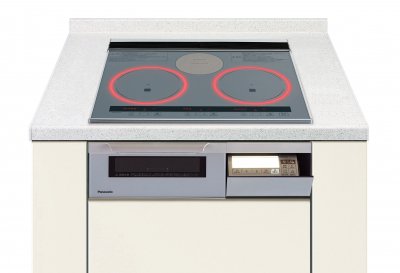IHクッキングヒーター パナソニック製(Panasonic)KZ-W163S 2口IHラジエントタイプ ...