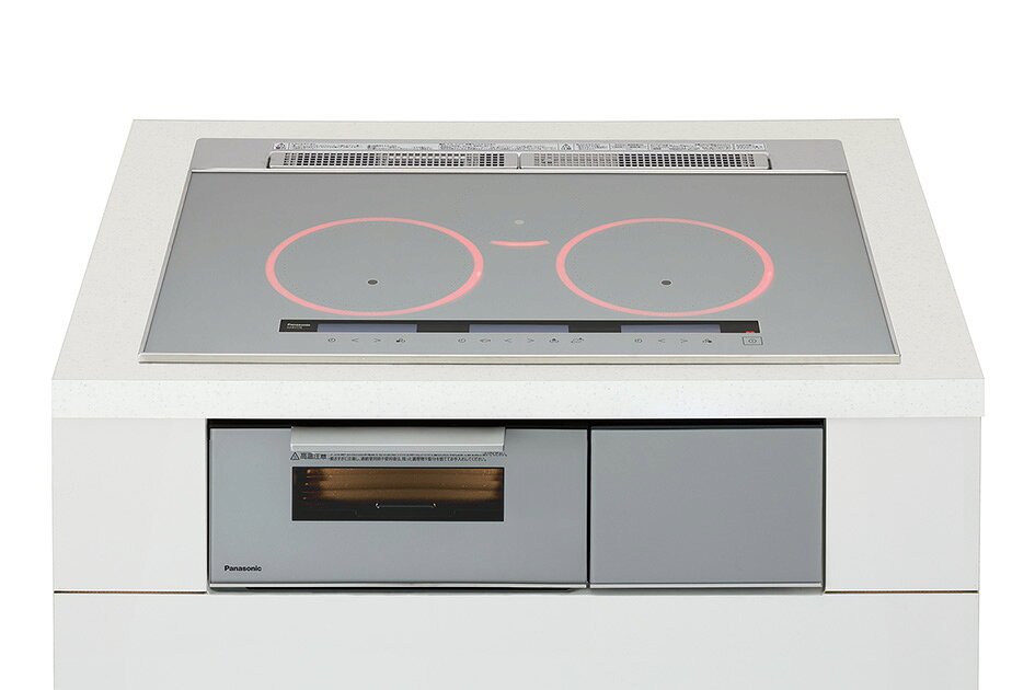 IHクッキングヒーター パナソニック製（Panasonic）KZ-B1T7S　3口IH　幅75cm　シル...