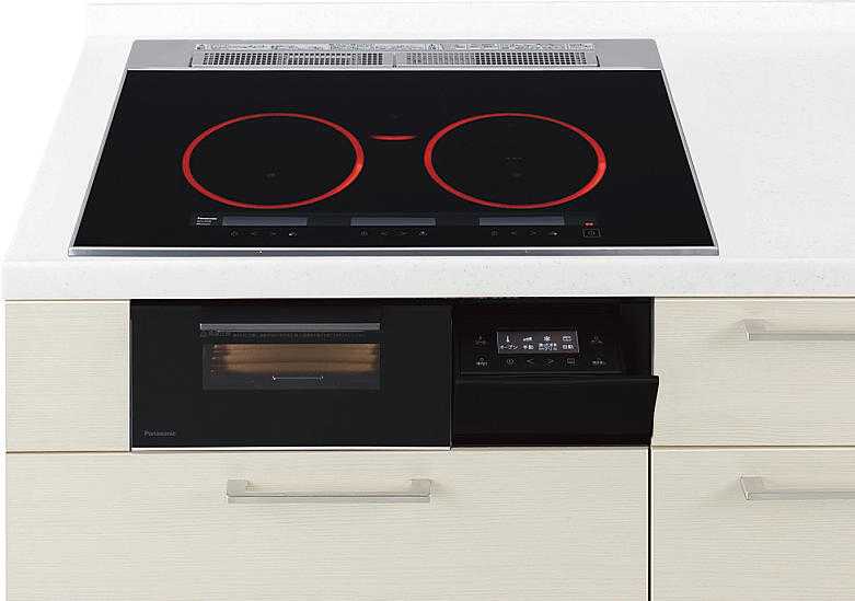 IHクッキングヒーター パナソニック製（Panasonic）JUGEA1M7EK　間口75cm　3口IH　...