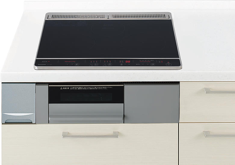 IHクッキングヒーター 　パナソニック製（Panasonic）　JUASN1H6AS　ブラック　間...