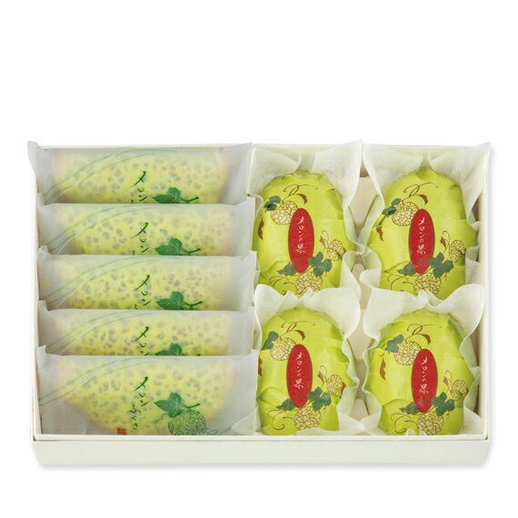 メロンふくさ 詰合せ（メロンふくさ5・メロンの果4）[宗家源吉兆庵]のサムネイル