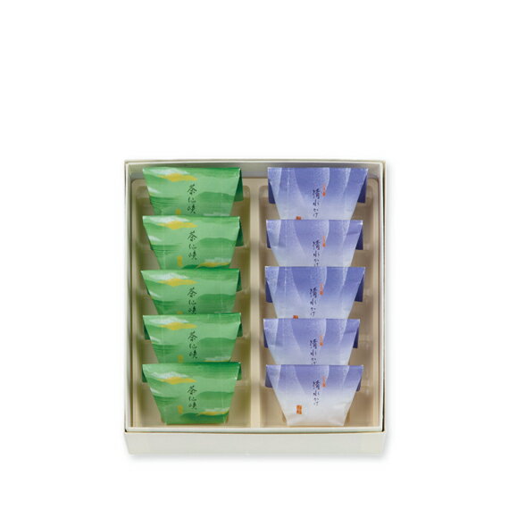季乃菓 初夏　10個入 (茶仙峡5・清水かげ5)[宗家源吉兆庵]のサムネイル