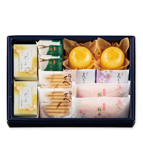 【楽天限定】季節のおすすめ菓子詰合せ春　大 （とこよ2・織部錦2・柑のひかり2・福渡せんべい2・花むらし2・桜衣2）[宗家源吉兆庵]