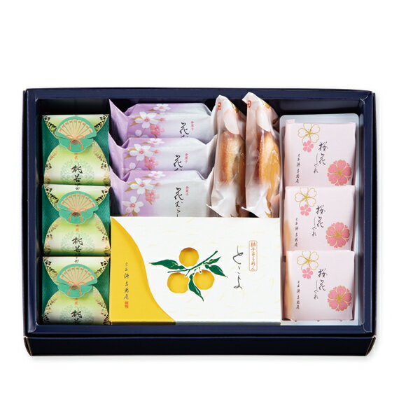 季節の果泉 春　大(桃若姫3・花むらし3・白桃フィナンシェ2・とこよ1箱・桜花しぐれ3)[宗家源吉兆庵]のサムネイル
