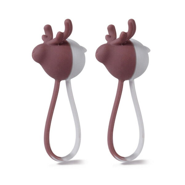 Cable - Lead Trend Zoo Cable Wraps マグネット式 シリコン アニマル ケーブルラップ ヘラジカx2 # LT-AC-0509 リードトレンド (ケーブルマネージャー・整理用品)