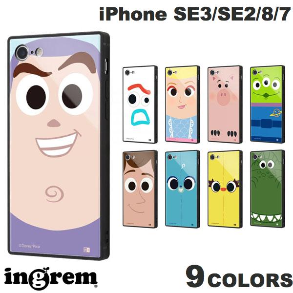 ingrem iPhone SE 3세대 / SE 2세대 / 8 / 7 디즈니 픽사 캐릭터 내충격 케이스 KAKU 트리플 하이브리드 토이 스토리 잉글렘 (스마트폰 케이스 커버)