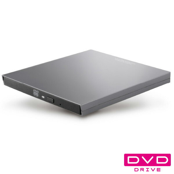  Logitec Mac M1対応 外付け ポータブル DVDドライブ USB3.1 Gen1 (USB3.0) Type-C グレー # LDR-PVB8U3MGY ロジテック (光学ドライブ) MacBook対応 Mac対応