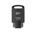  SiliconPower 128GB Mobile C10 USB3.1 (Gen1) フラッシュメモリ Type-C対応 ブラック # SP128GBUC3C10V1K シリコンパワー (フラッシュメモリー)