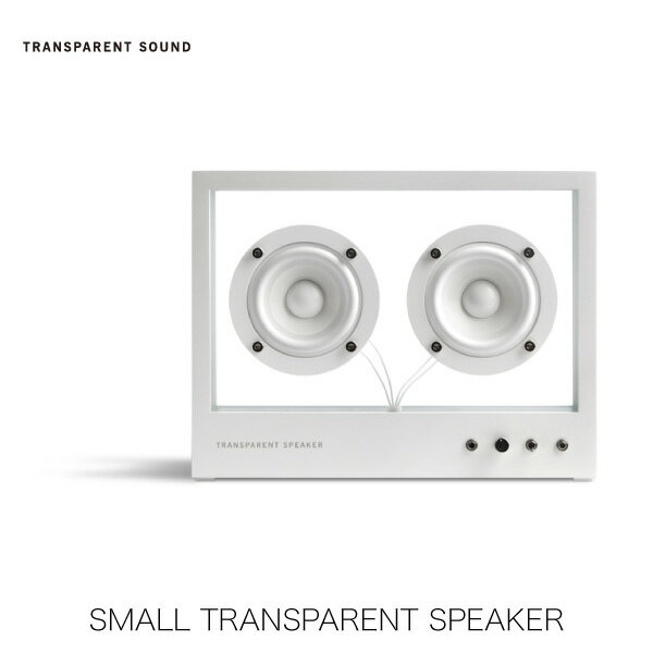 楽天Premium Selection 楽天市場店TRANSPARENT SOUND SMALL TRANSPARENT SPEAKER Bluetooth 5.0 / 有線 両対応 強化ガラス製 スピーカー # TPS-02 トランスパレントサウンド （Bluetooth接続スピーカー ）