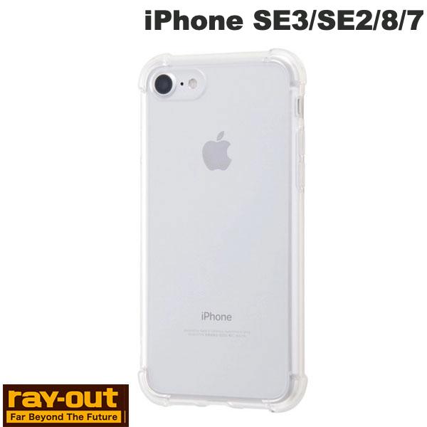 [ネコポス送料無料] Ray Out iPhone SE 第3世代 / SE 第2世代 / 8 / 7 ハイブリッドケース 耐衝撃 高硬度 クリア # RT-P24CC8/CM レイ..