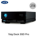 Lacie 2TB 1big Dock SSD Pro Thunderbolt 3対応 外付けSSD STHW2000800 ラシー (外付けSSD)