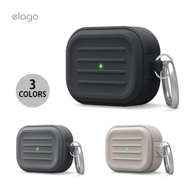 [ネコポス送料無料] elago AirPods Pro 第1世代 ARMOR CASE エラゴ (AirPods Proケース) 耐衝撃ケース [PSR]