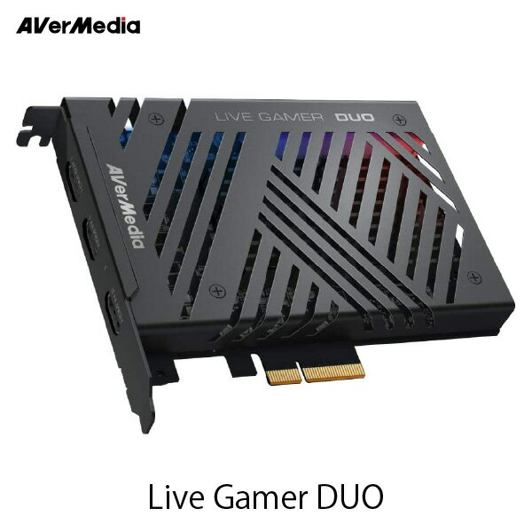 楽天Premium Selection 楽天市場店AVerMedia TECHNOLOGIES Live Gamer DUO デュアル 1080p/60fps 対応 PCI Express x4 Gen2 キャプチャーボード # GC570D アバーメディアテクノロジーズ （拡張カード） 内蔵 ゲームキャプチャー ゲーム配信