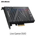 AVerMedia TECHNOLOGIES Live Gamer DUO デュアル 1080p/60fps 対応 PCI Express x4 Gen2 キャプチャーボード GC570D アバーメディアテクノロジーズ (拡張カード) 内蔵 ゲームキャプチャー ゲーム配信