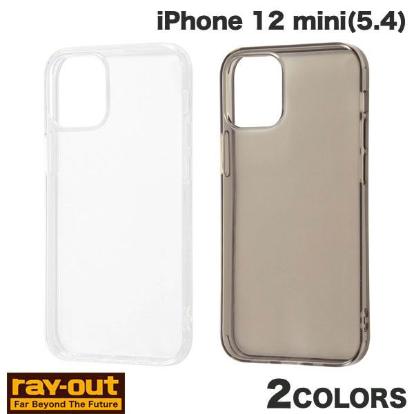 Ray Out iPhone 12 mini TPU 소프트 케이스 울트라 클리어 레이아웃 (스마트폰 케이스 커버)
