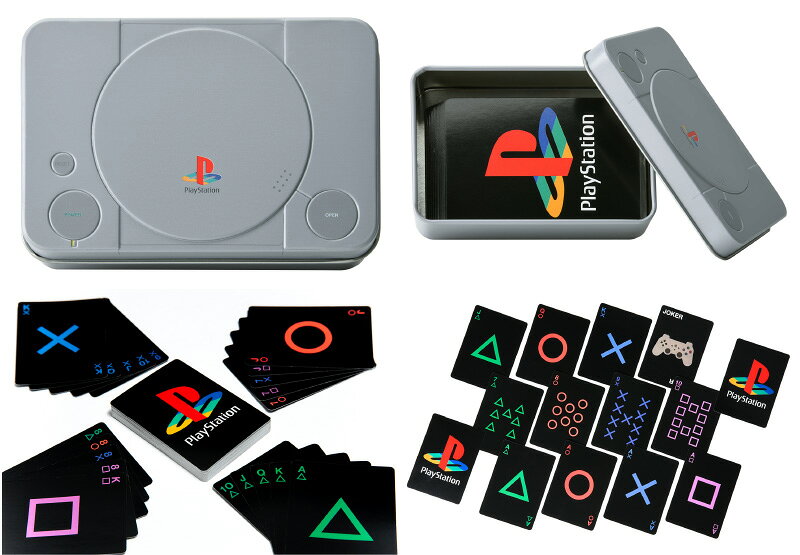 Premium Selection 楽天市場店のPALADONE PlayStationTM 1st Gen Playing Cards PlayStationTM 公式ライセンス品 # PLDN-008 パラドン (インテリア雑貨)｜アングル2