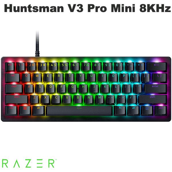 【10月16日発売】 Razer Huntsman V3 Pro Mini 8KHz 英語配列 有線 60% アナログオプティカルスイッチ搭載 eスポーツキーボード # RZ03-05740100-R3M1 レーザー (キーボード) レイザー ハンツマン プロ ミニ