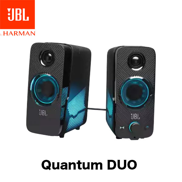 【あす楽】 【楽天ランキング1位獲得】 JBL Quantum DUO USB / 3.5mm / Bluetooth ワイヤレス接続 対応 ゲーミングスピーカー ライティング機能搭載 JBLQUANTUMDUOBLKJN ジェービーエル (Bluetooth接続スピーカー ) PCスピーカー