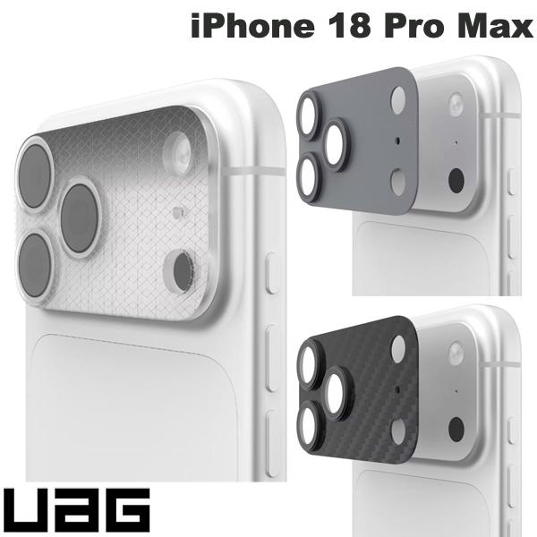 URBAN ARMOR GEAR (UAG)iPhone 18 Pro Max / 17 Pro Max用 CAMERA SHIELD■ アルミノシリケートガラス製レンズ保護材および耐傷性アクリル素材■ カメラの突起部分を傷から保護■ 反射防止(アンチリフレクション)加工■ 指紋防止加工■ 抗菌加工■ UAG独自のヘックス(六角形)デザインを施した半透明仕上げ■ 貼り付け用ツールとクリーニングキットが付属[仕様情報]素材 : ガラス外形寸法 (mm) : 約(W)67x(D)3x(H)35mm質量 (g) : 約20同梱品 : 製品本体、貼り付けガイド、クリーニングキット[メーカー]ユーエージー UAG型番JANClear w/ Silver HexUAG-IPH26LA-CS-C/H4988481911250Space GreyUAG-IPH26LA-CS-SG4988481911267Carbon Fiber/BlackUAG-IPH26LA-CS-CF/B4988481911274[対応S] アイフォーン アイフォン アイホーン アイホン iPhone[対応] iPhone 17 Pro Max (2025年 3眼 6.9インチ)[対応] iPhone 18 Pro Max (2026年 3眼 6.9インチ)[材質] ガラス[色] Carbon Fiber/Black[色] Clear w/ Silver Hex[色] Space Grey[シリーズ]s_5464536451UAG iPhone 18 Pro Max / 17 Pro Max CAMERA SHIELD ユーエージー
