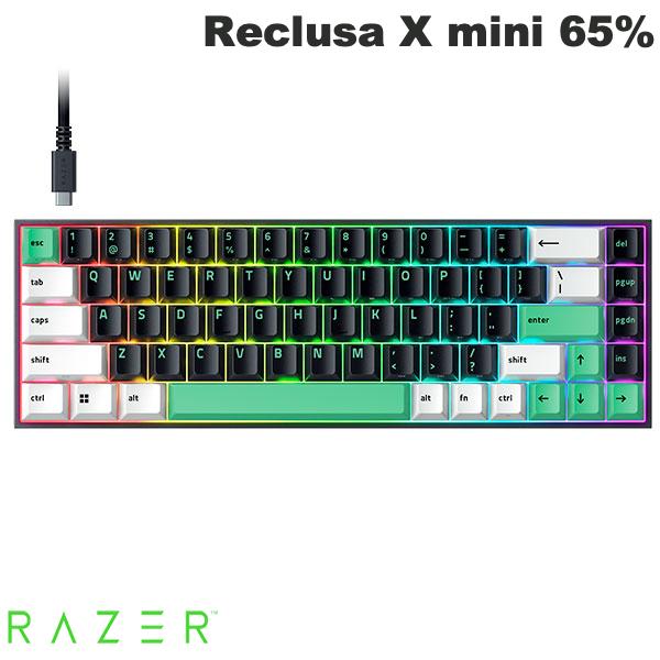 【10月9日発売】 Razer Reclusa X mini 65% ホットスワップ可能 メカニカルゲーミングキーボード # RZ03-05980100-R3M1 レーザー (キーボード) レイザー レクルーサ レクルサ