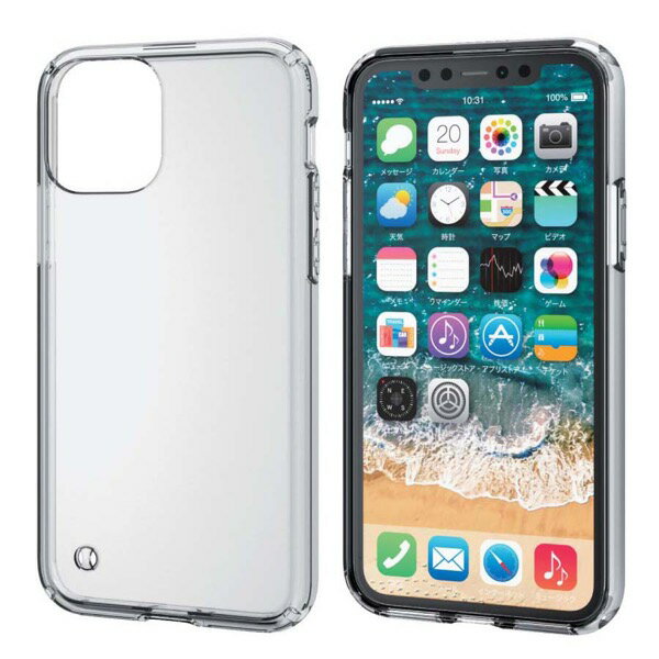ELECOM エレコム iPhone 11 Pro TRANTECT ハイブリッドケース クリア # PM-A19BHVCCR エレコム (スマホケース・カバー)