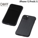 Deff iPhone 12 Pro CLEAVE G10 Bumper マットブラック # DCB-IPCL20MGBK ディーフ (iPhone12Pro ケース)