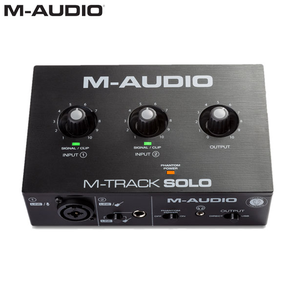 M-AUDIO M-TRACK Solo 2`l USBI[fBIC^[tF[X # MA-REC-021 GI[fBI (I[fBIC^[tFCX)