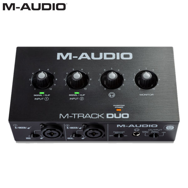 M-AUDIO M-TRACK Duo 2チャンネル USBオーディオインターフェース # MA-REC-020 エムオーディオ (オーディオインター…