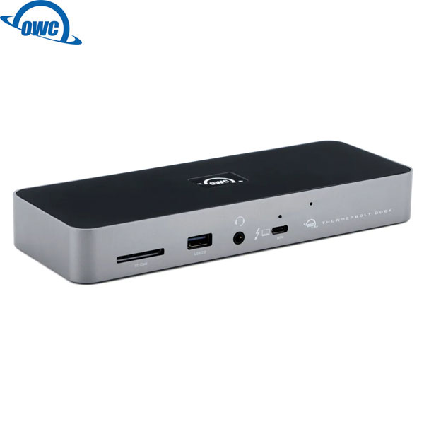 【国内正規品】 OWC Thunderbolt Dock 独立型デイジーチェーンx3 / Thunderbolt 4 x4 / USB-A x4 / 4K-8K接続 / 96W給電 OWCTB4DOCK オーダブリュシー (サンダーボルト ハブ)