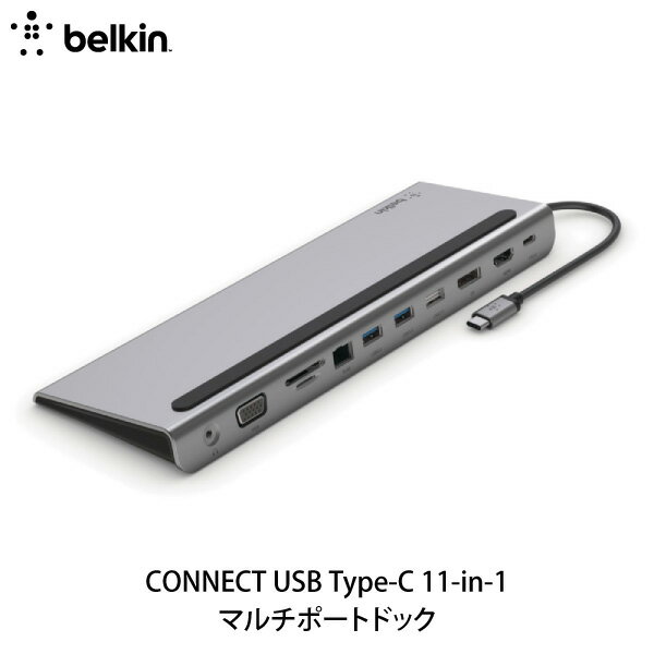 ڥޥ饽1,000OFFݥ BELKIN CONNECT USB Type-C 11-in-1 ޥݡȥɥå PDб # INC004BTSGY ٥륭 (USB Type-C ץ)