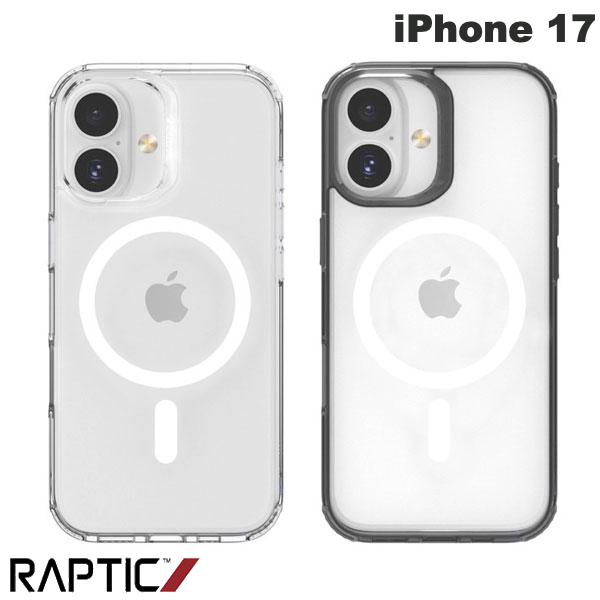 iPhone17 クリアケース 透明 耐衝撃 高透明 RAPTIC iPhone 17 エアークリア Air Clear MagSafe対応 ハイブリッドケース ラプティック (スマホケース・カバー) 2025